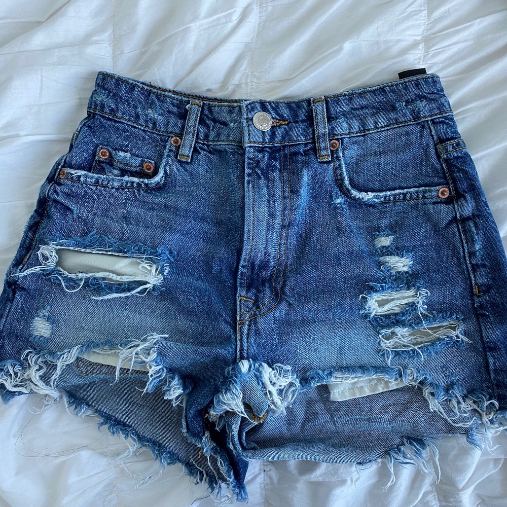 Zara, 0, denim shorts